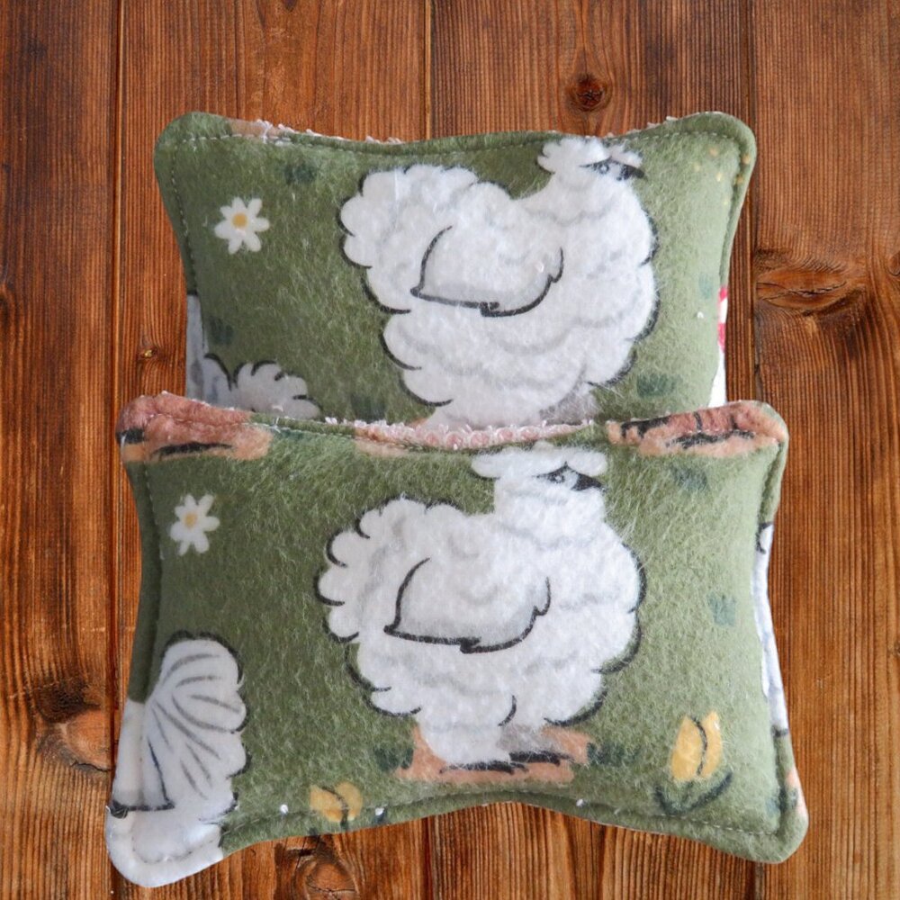 Washable Reusable Sponge, Chicken Dish Scrubby, Set of 2